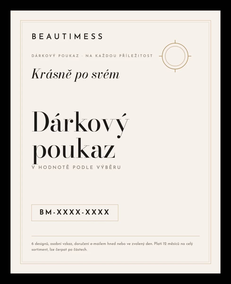 Dárkový poukaz Beautimess