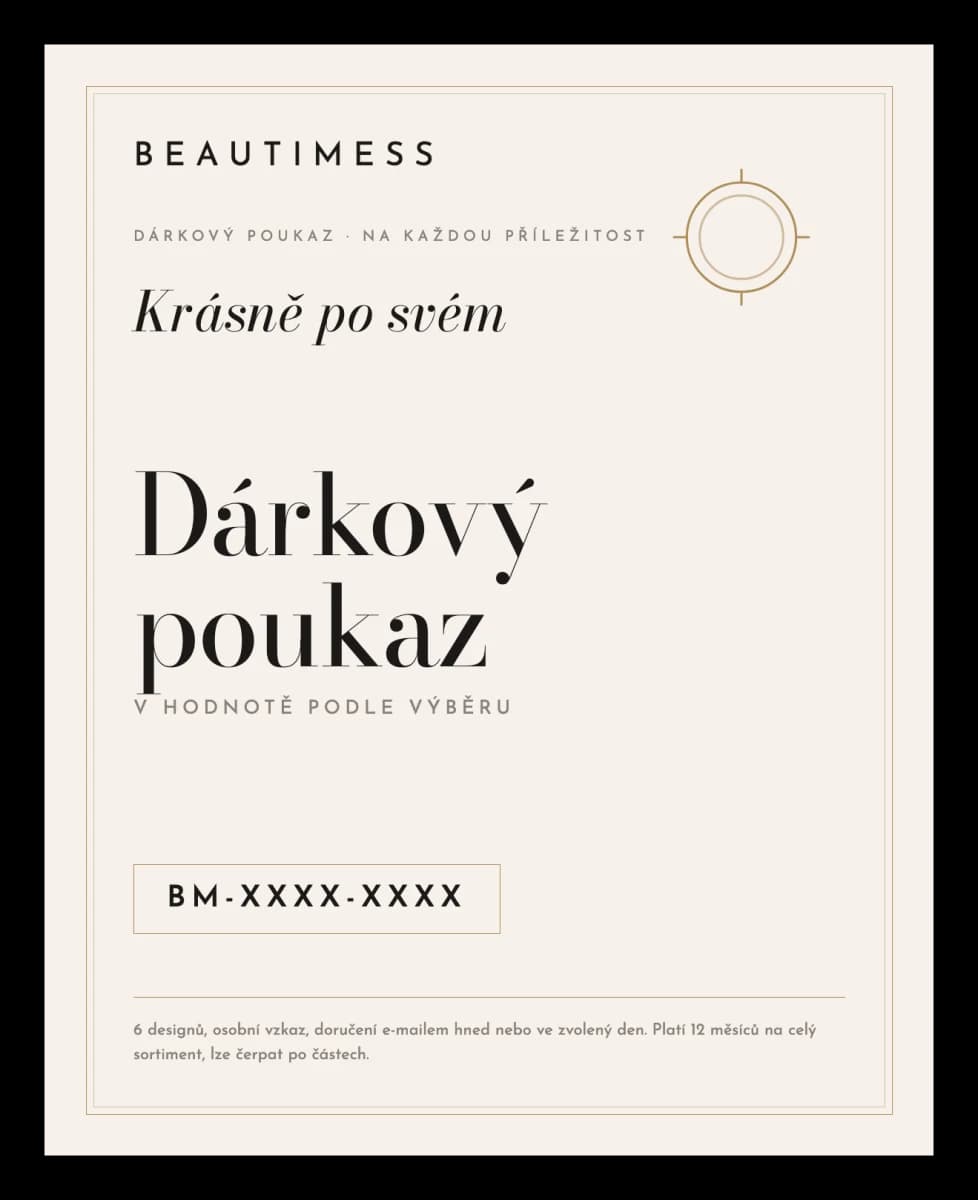 Dárkový poukaz Beautimess